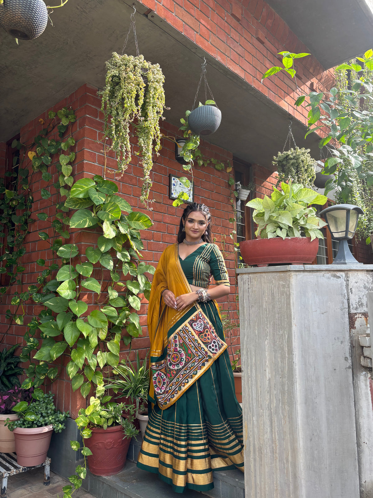 GREEN ( CHANIYA CHOLI )